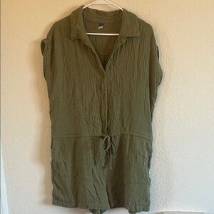 Old Navy Olive Green Jumpsuit